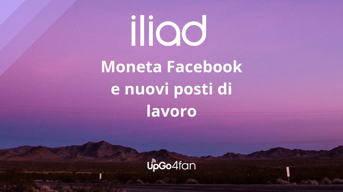 Logo Iliad su sfondo viola