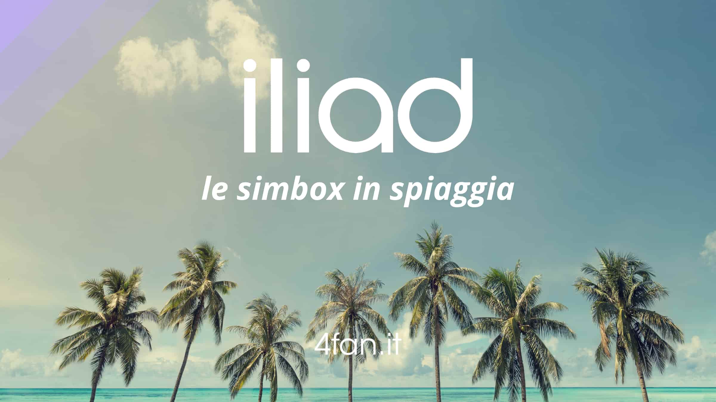 Simbox Iliad in spiaggia
