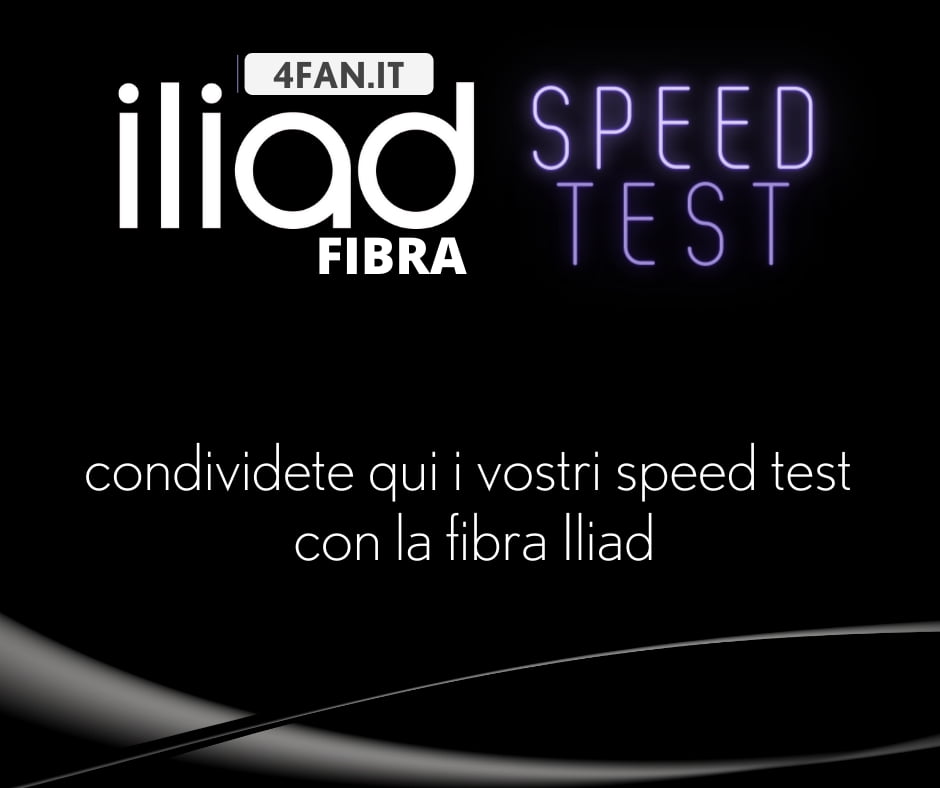 Iliad Fibra Speed Test